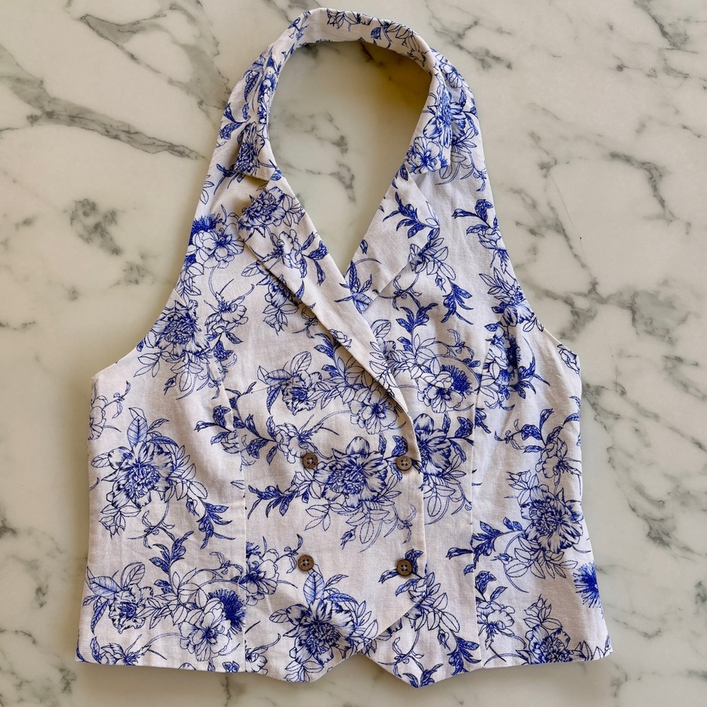 Jason Wu Linen Blend Halter Size 6